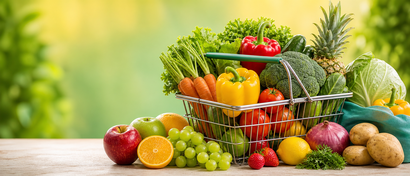 Fresh grocery banner
