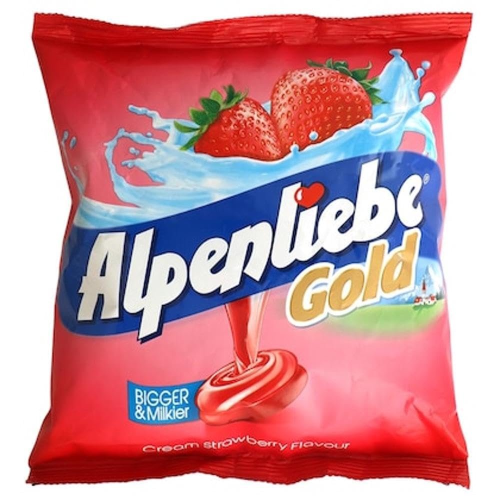 Alpenliebe Gold Cream Strawberry Toffee Pack