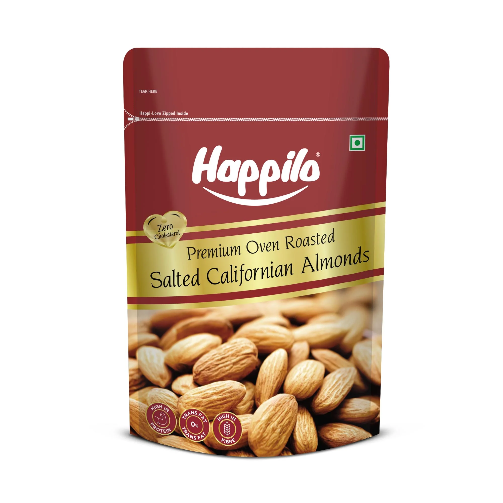 Happilo Premium Roasted & Salted Californian Almonds