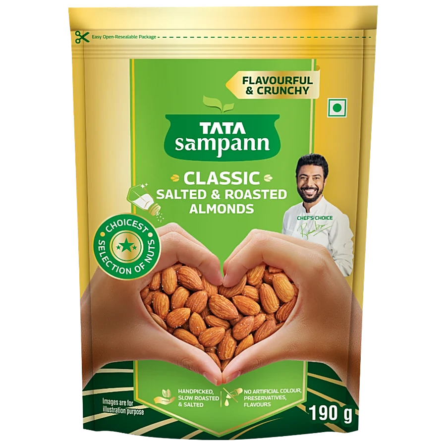 Tata Sampann Classic Salted & Roasted Almonds