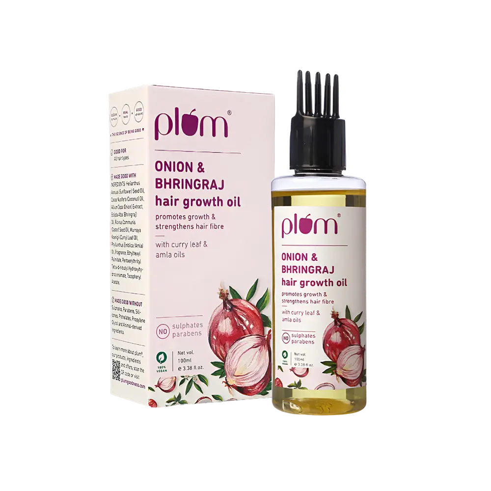 Plum Onion & Bhringraj Hair Growth Onion Hair Oil