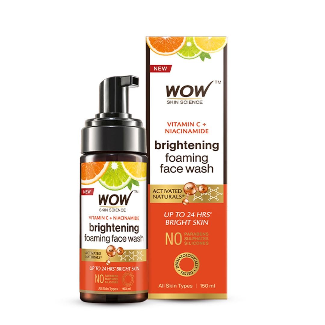 Wow Skin Science Brightening Vitamin C Foaming Face Wash